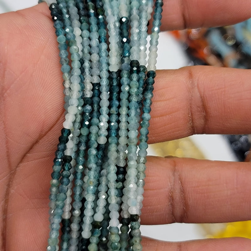 Grandiderite Faceted Round Micro Cut Beads